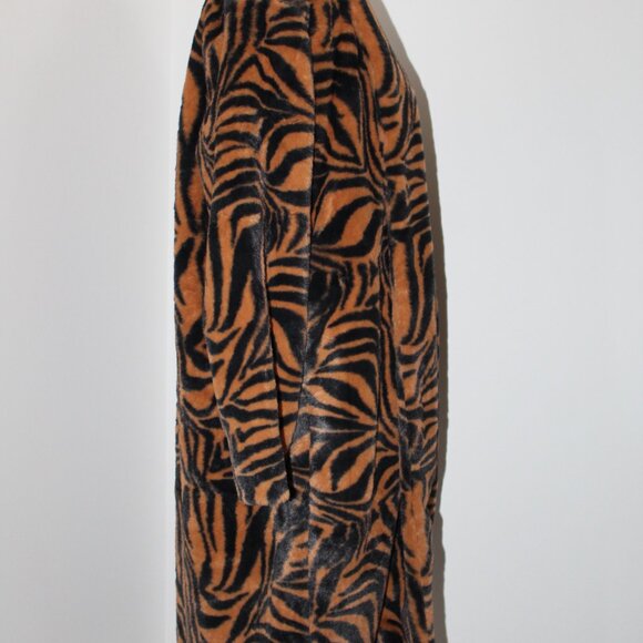 NWT Johnny Was Biya 3J Workshop JWLA Sonora  Faux Fur Jacket Long Coat - Picture 7 of 10